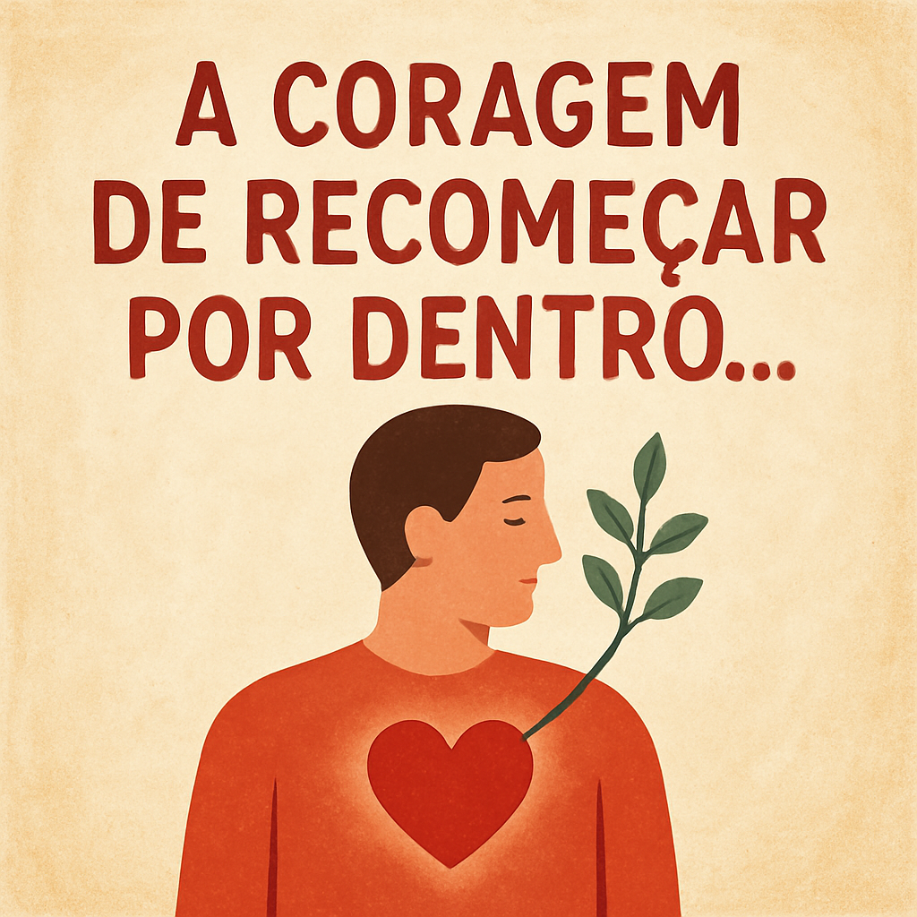 A CORAGEM DE RECOMEÇAR POR DENTRO…