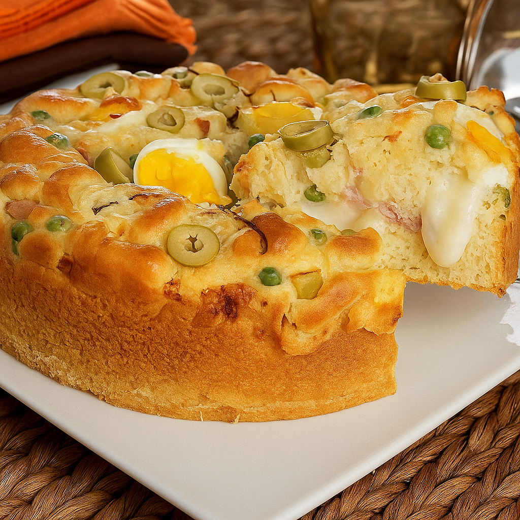 TORTA SALGADA DELICIOSA DE DAR ÁGUA NA BOCA