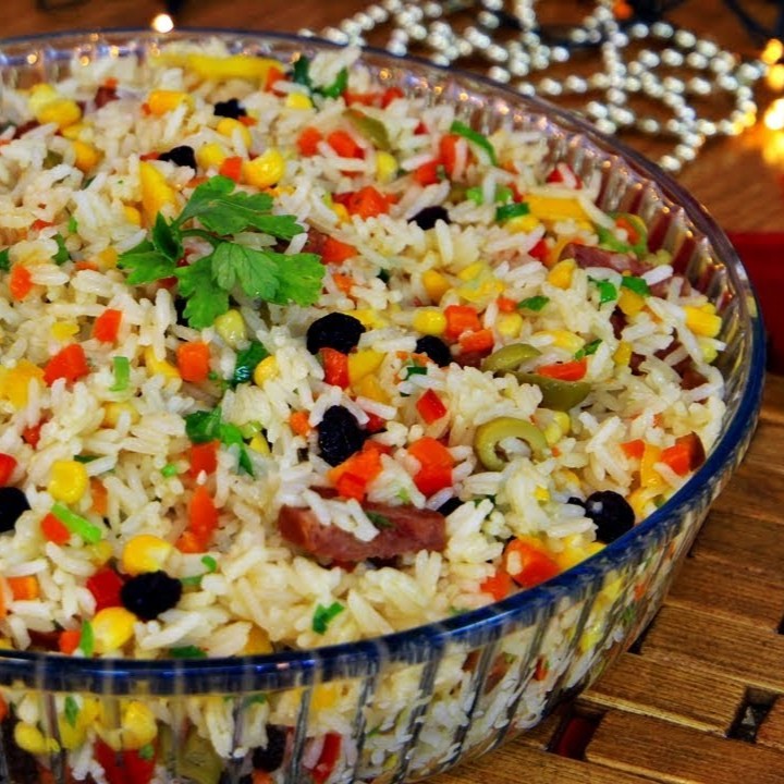 COMO FAZER UM ARROZ NATALINO PARA SUA CEIA